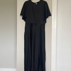 Express Satin Open Back Dress